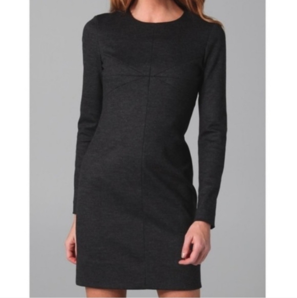 Diane Von Furstenberg Black Long Sleeve Dress